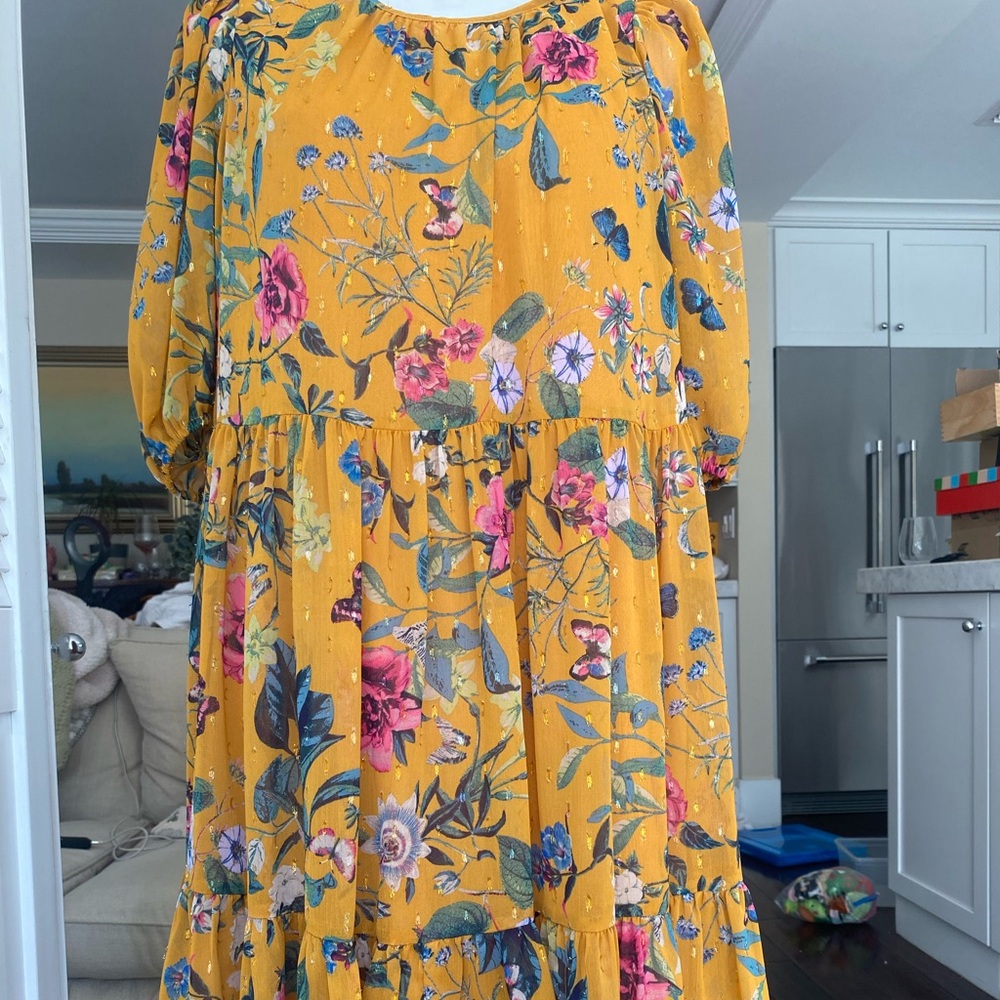 Eliza J Floral Anthropologie Dress